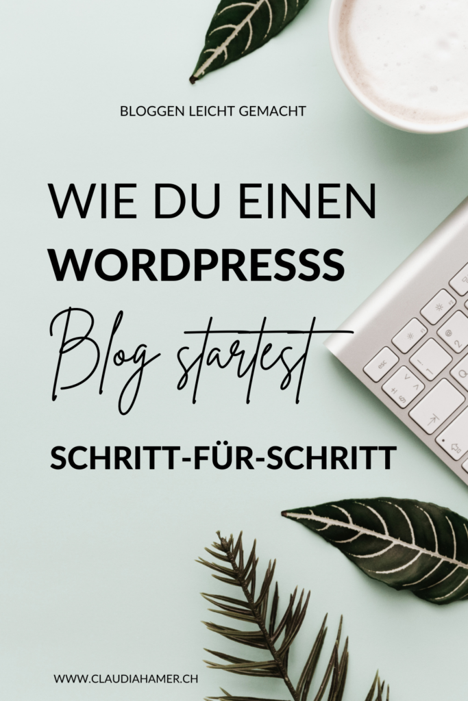 Wordpress Blog starten